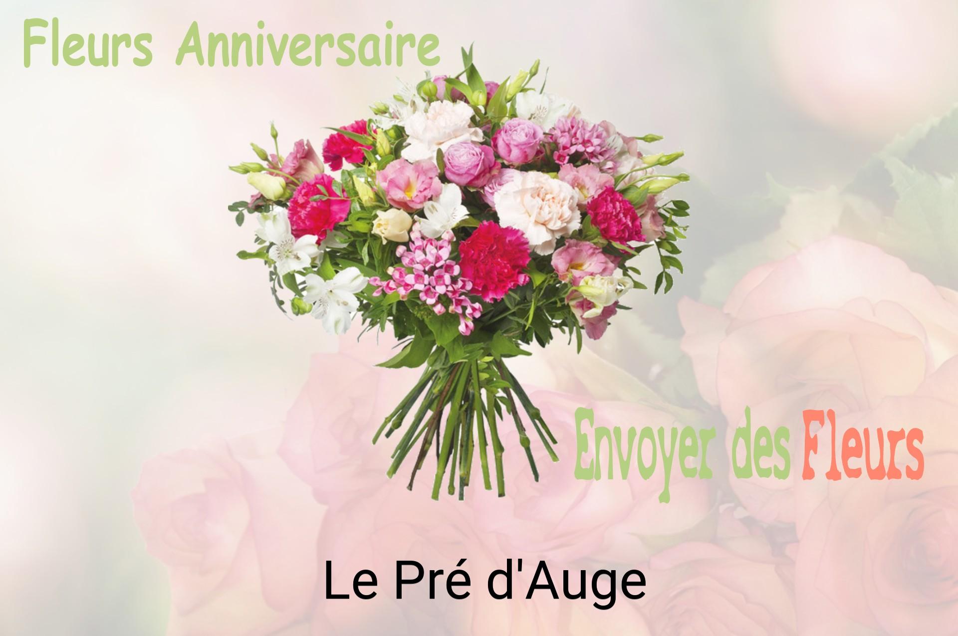 Bouquet de fleurs d’anniversaire livré à Le Pré-d'Auge