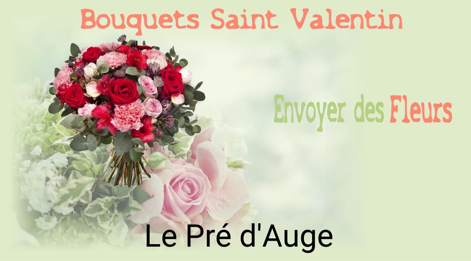 Roses de Saint-Valentin livrées à Le Pré-d'Auge